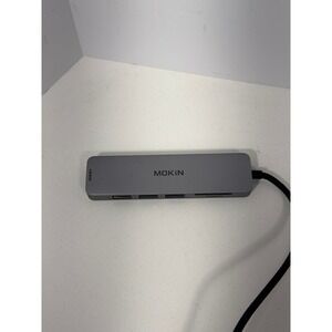 MOKIN USB C to HDMI Adapter Hub MOUC0116C Space Gray‎ 6-in-1 Multiport Dongle